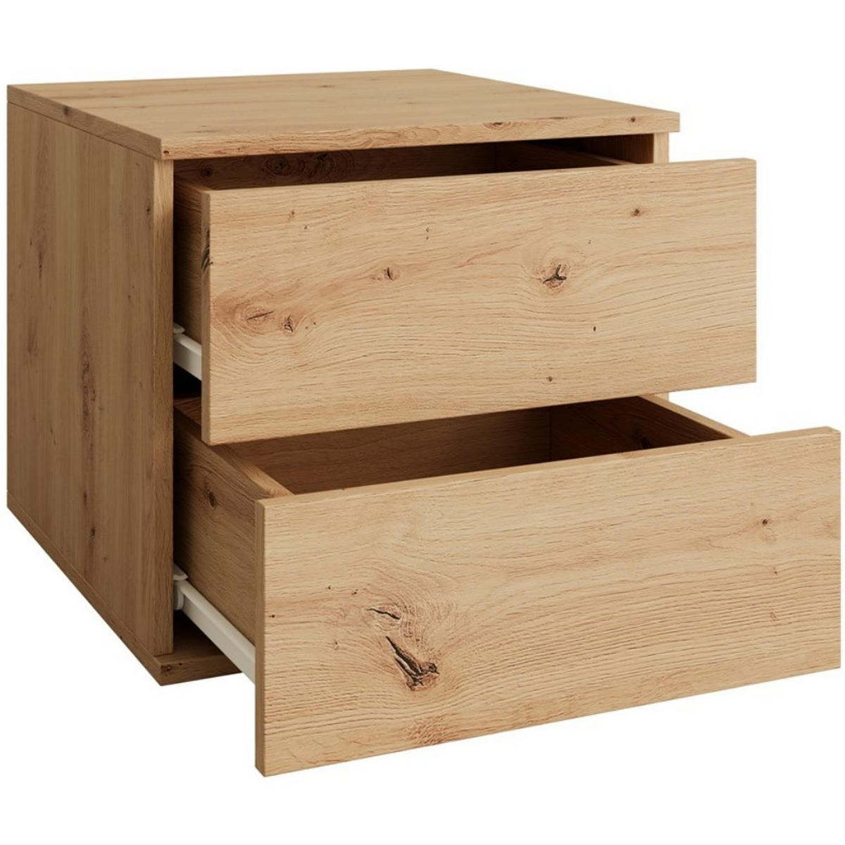 SCHUBKASTENEINSATZ Marpol mit zwei Schubladen, eiche Artisan, 45x45 cm - Eiche Artisan, Holzwerkstoff (45/40/45cm) - Beautysofa