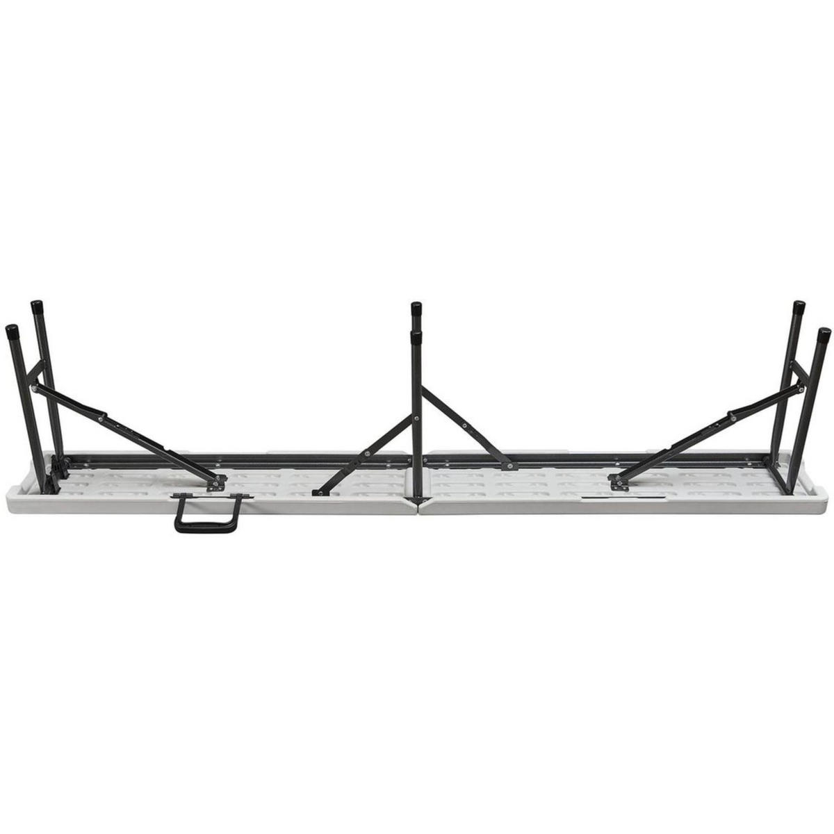 GARTENBANK Common Klappbank - Weiß, Kunststoff (25/42/180cm) - DELUKE