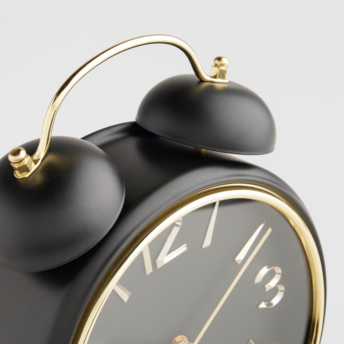 TISCHUHR Trivor 28.5x8cm, Schwarz - Schwarz, Metall (8/1/28.5cm) - home&you