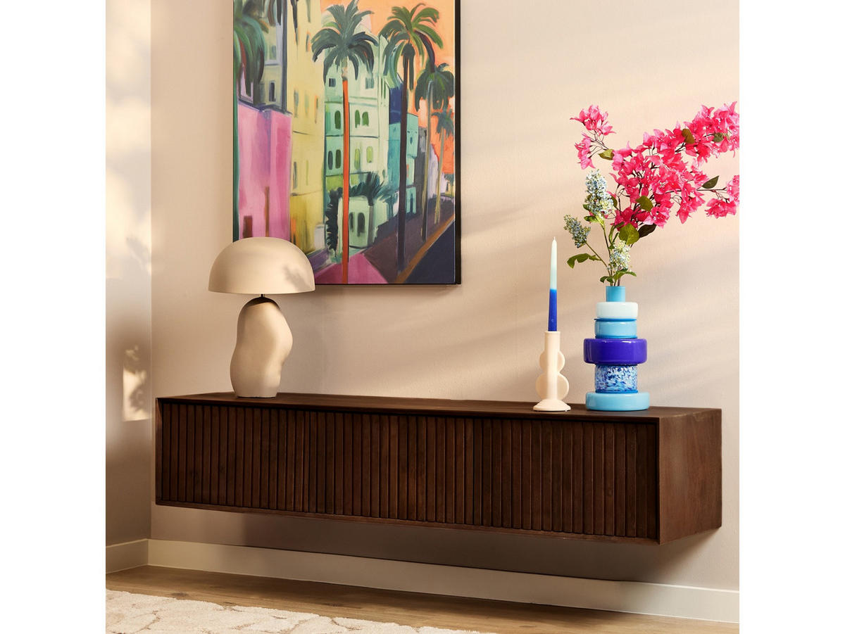 LOWBOARD Dimora Mangoholz 160 cm / 35 cm Braun - Braun, Holz (160/30/35cm) - Villa Möbel