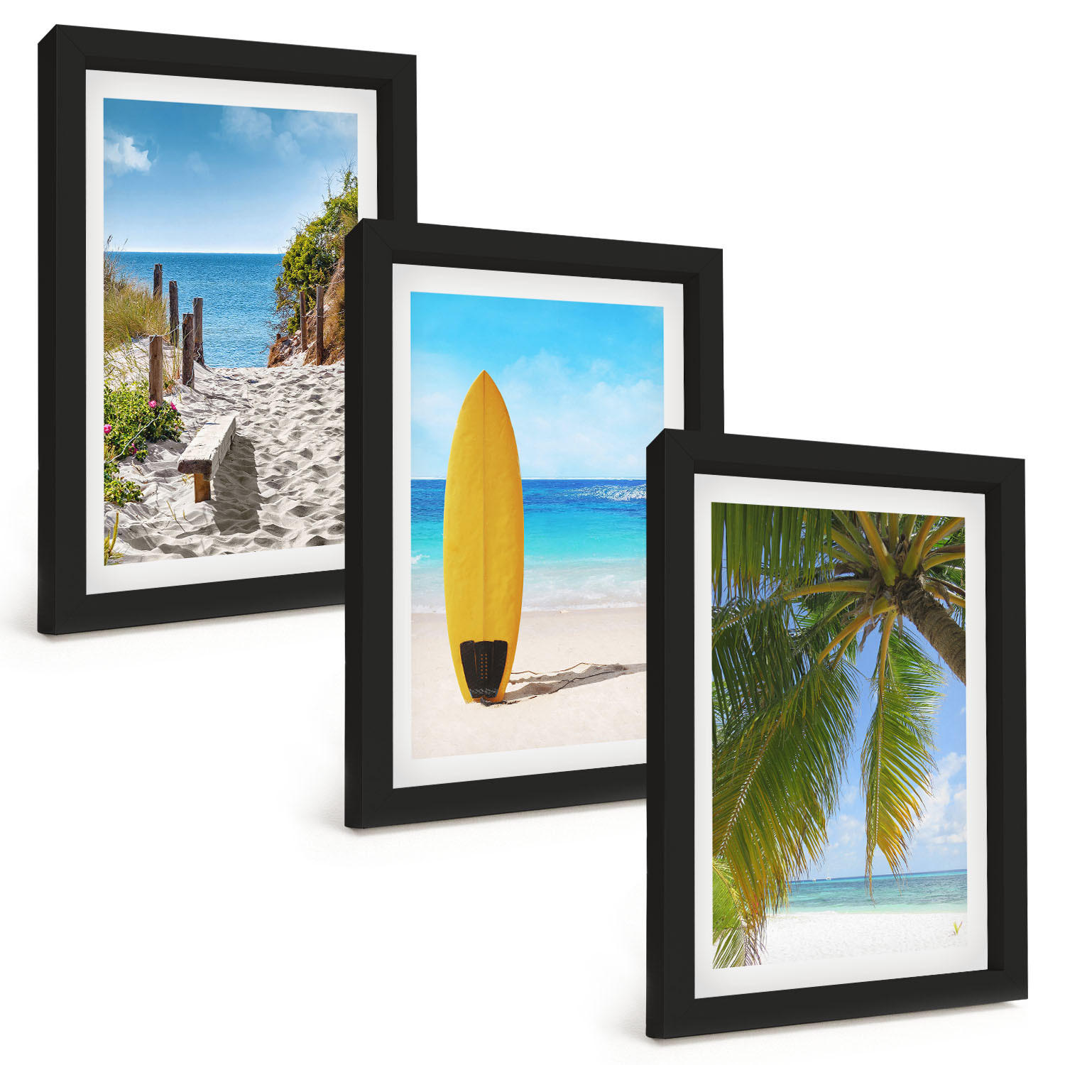 Tulup Bilder Schwarz 20x30 cm