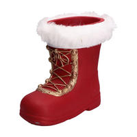 WEIHNACHTSDEKORATION Rot 20/11/20 cm H235600004 - Rot, Kunststoff (11/20/20cm) - Rituali Domestici 