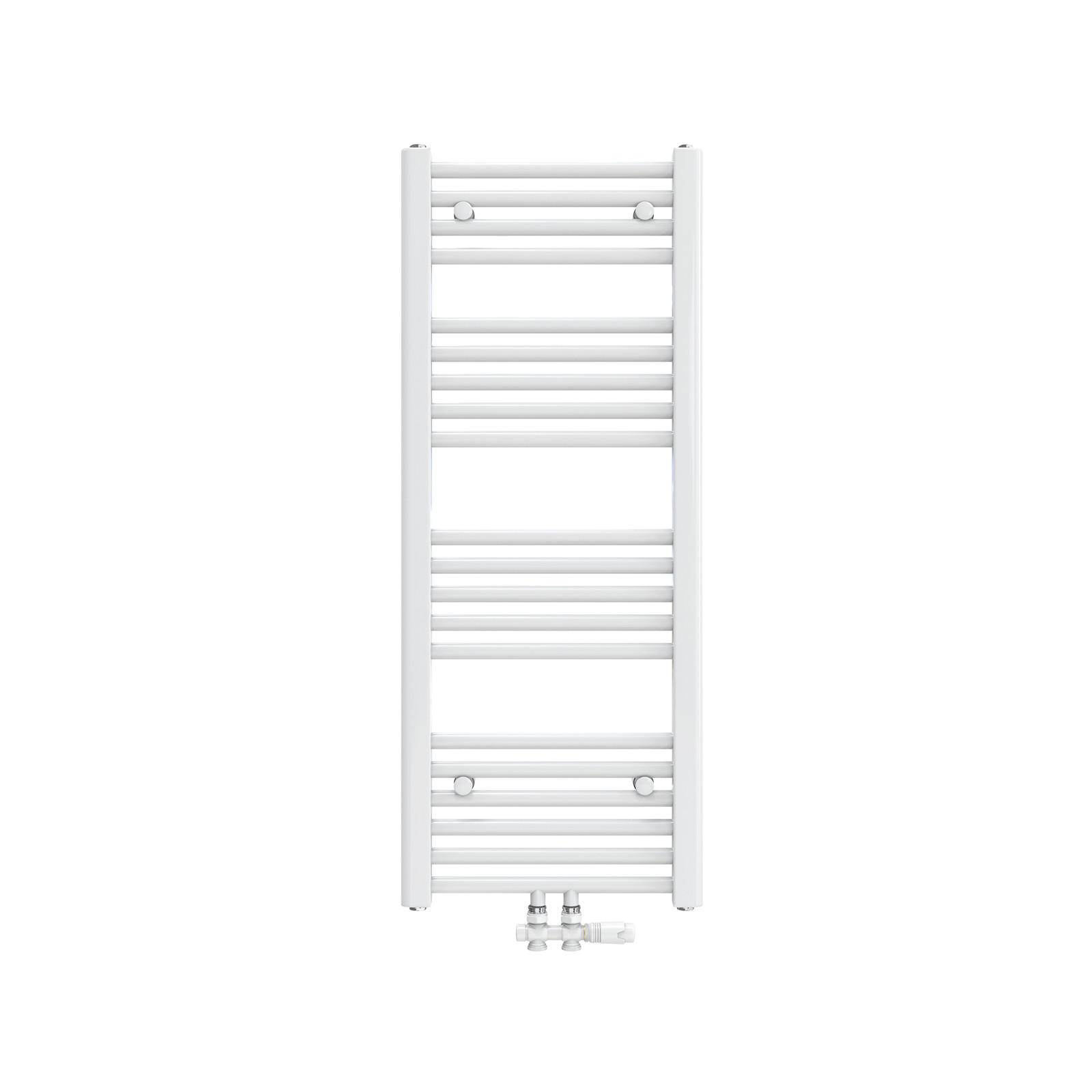HEIZKÖRPER Handtuchheizkörper wasserführend 100/40/3 cm - Weiß, Metall (40/100/3cm) - EMKE