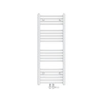 HEIZKÖRPER Handtuchheizkörper wasserführend 100/40/3 cm - Weiß, Metall (40/100/3cm) - EMKE