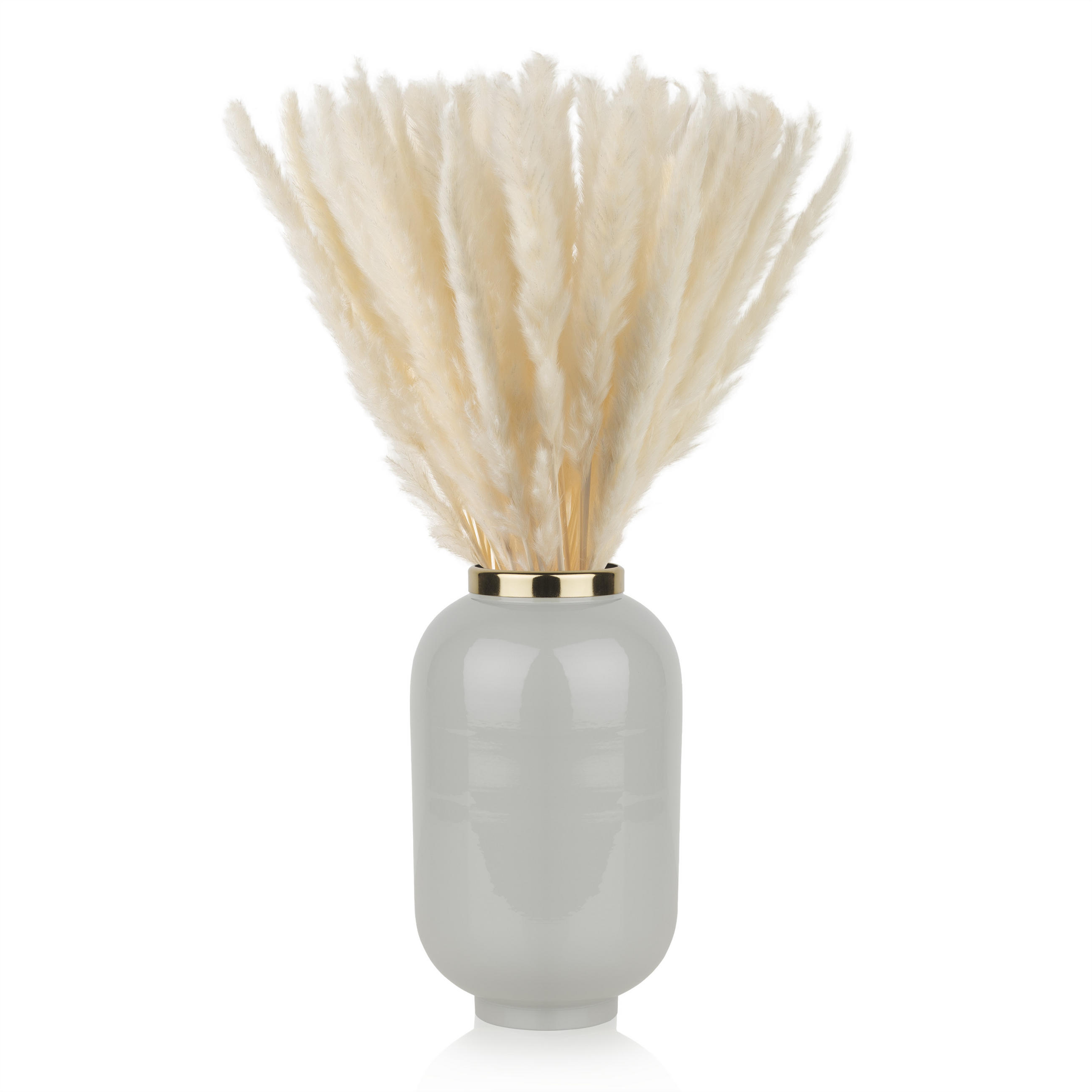 TROCKENBLUMEN - 30 Stück, 60 cm, für Trockenblumenstrauß oder Trockenblumen Deko, weiß - Weiß, Naturmaterialien (60cm) - Blumtal
