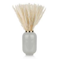 TROCKENBLUMEN - 30 Stück, 60 cm, für Trockenblumenstrauß oder Trockenblumen Deko, weiß - Weiß, Naturmaterialien (60cm) - Blumtal
