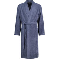 BADEMANTEL HERREN KIMONO STREIFEN 5507 DENIM - 17 - Blau, Textil (XLnull) - Cawoe
