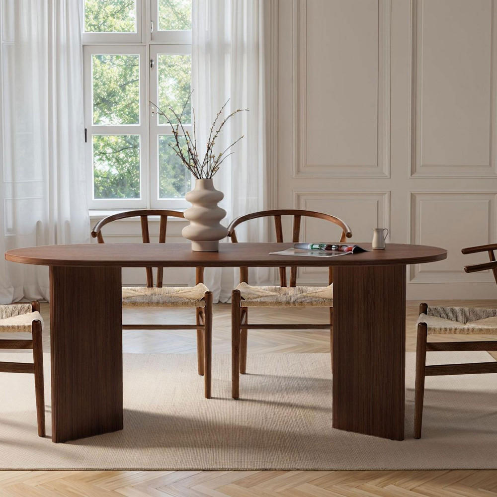 Thumbnail - Drawer Esstisch, Nussbaum, Holz, 90x75x180 cm, Esszimmer, Tische, Esstische