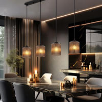 LED PENDELLEUCHTE Rauchfarben Schwarz 4-flammig - Grau, Metall (87/12/133cm) - Nowa