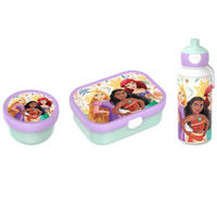 LUNCHSET Campus Princess Power 3er Set - Violett/Mintgrün, Kunststoff (6.8/24.4/24cm) - Mepal