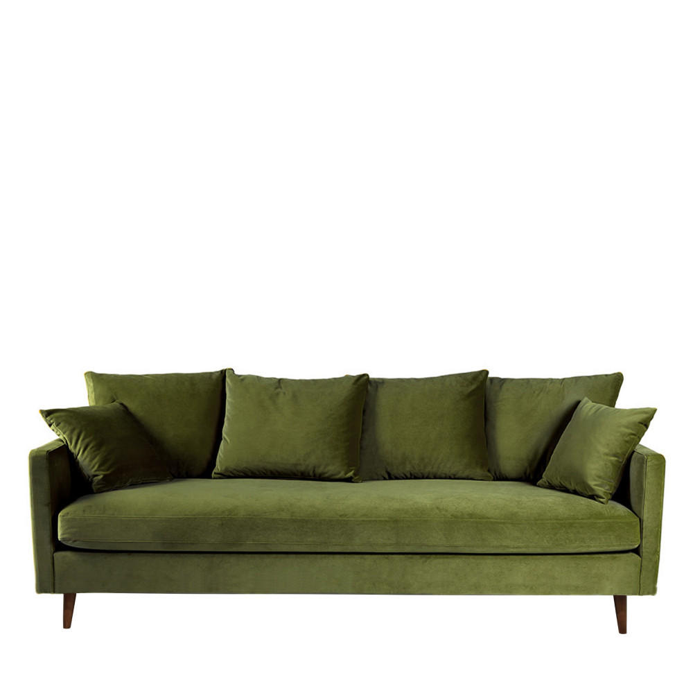 BETTSOFA - Olivengrün - Olivgrün, Textil (233/86/95cm) - Drawer