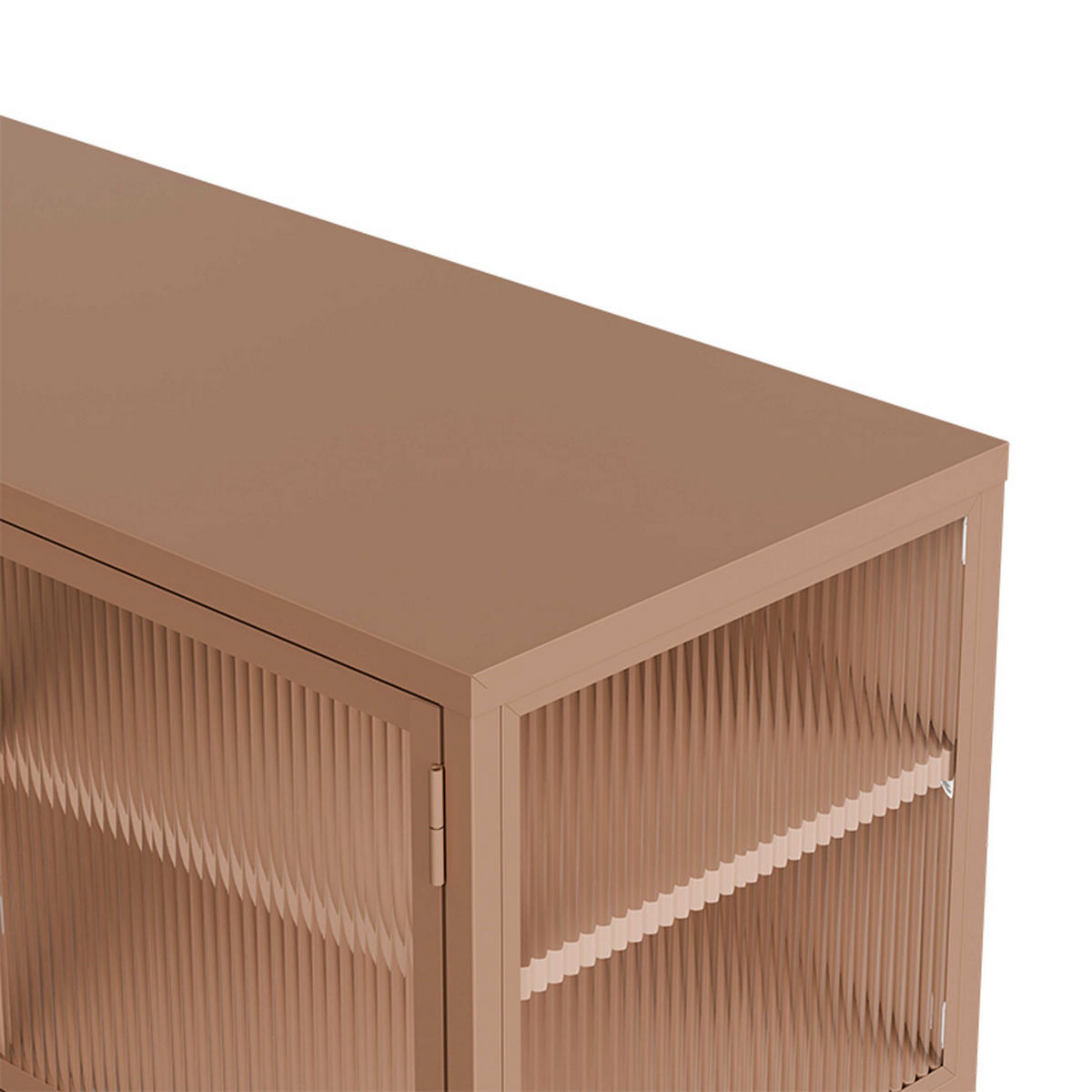 SIDEBOARD, Braun - Braun, Metall (40/66/120cm) - Oviala