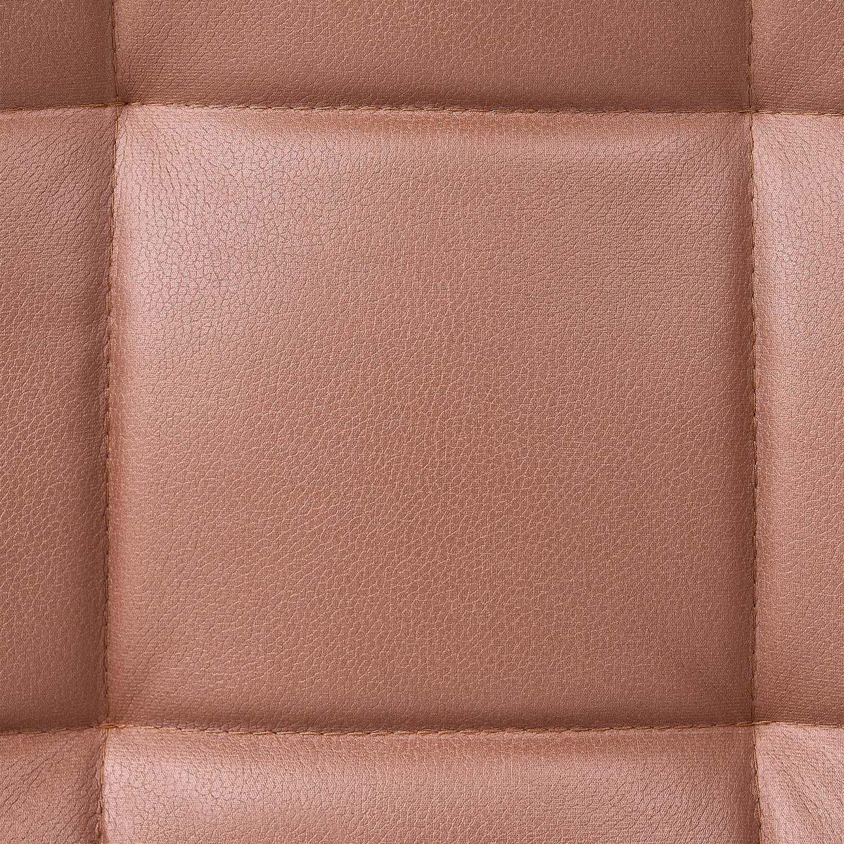 DREHSESSEL Kunstleder Braun Levanger - Silberfarben/Braun, Kunststoff/Metall (71/77/67cm) - Beliani
