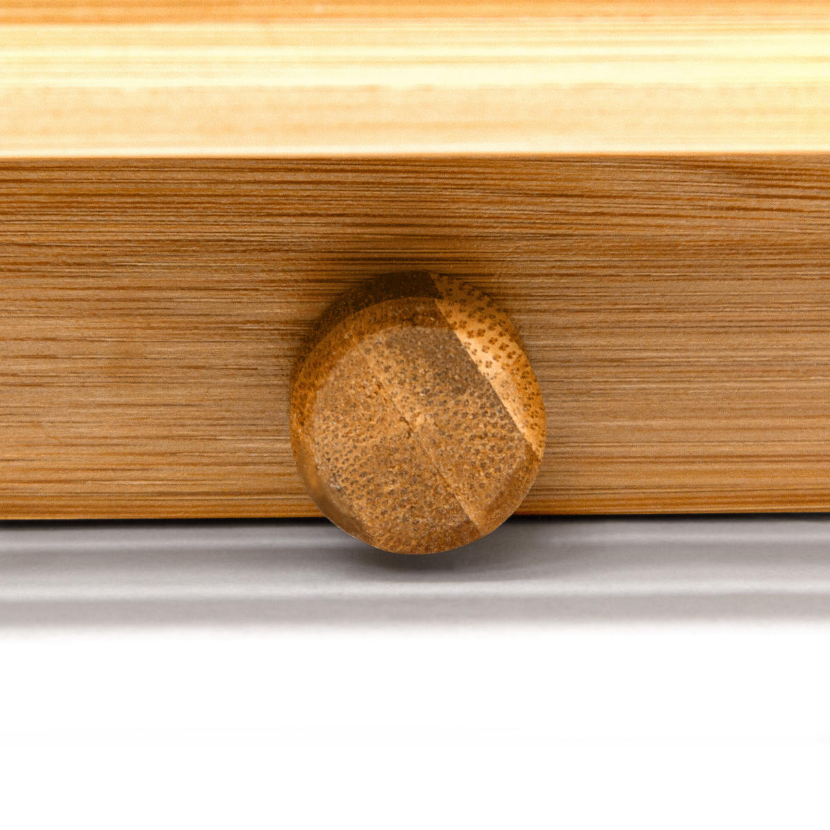 DUSCHREGAL - Hellbraun, Holz/Metall (38/53/15.5cm) - Relaxdays