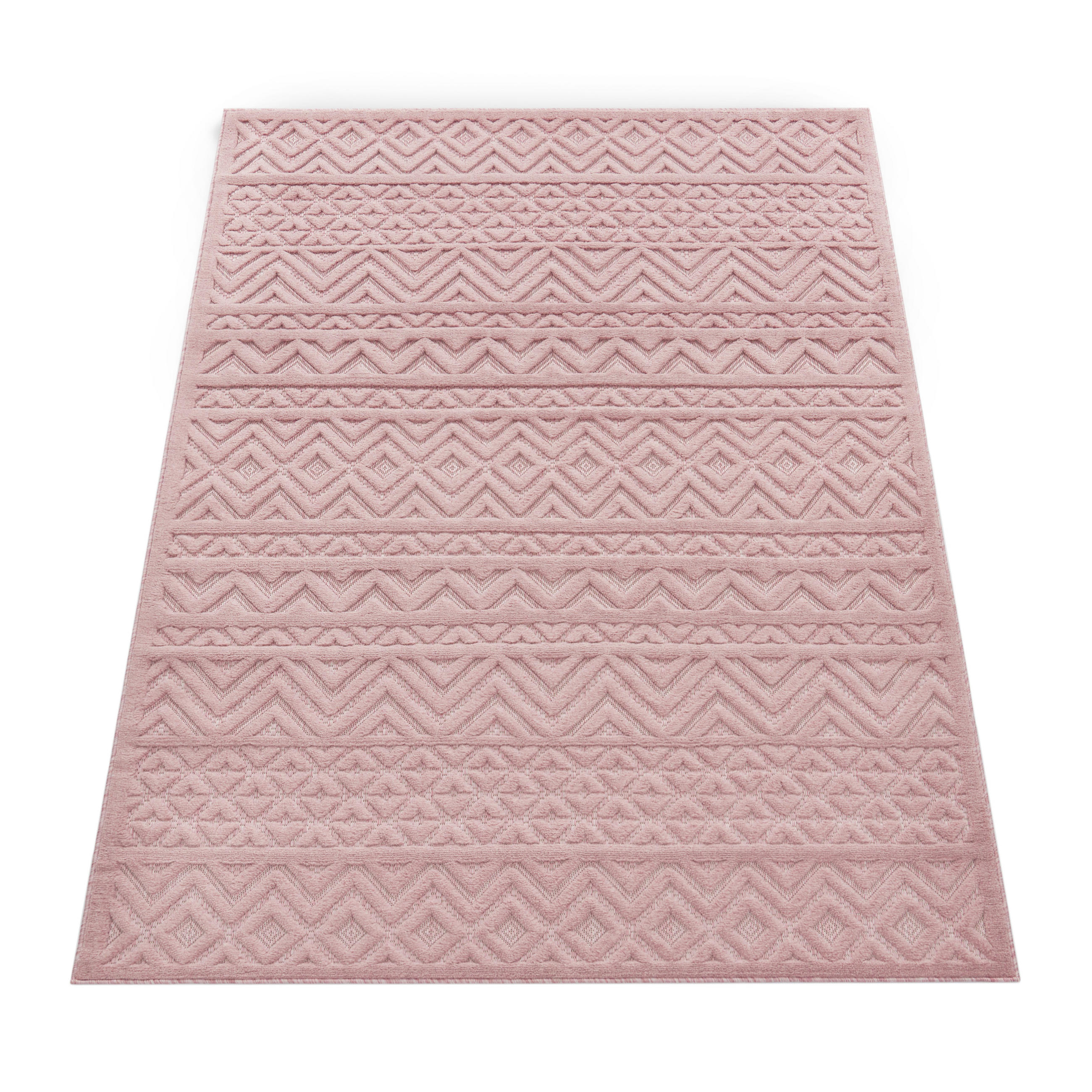 OUTDOORTEPPICH 60/100 cm Livorno 673 - Pink, Textil (60/100cm) - Paco Home