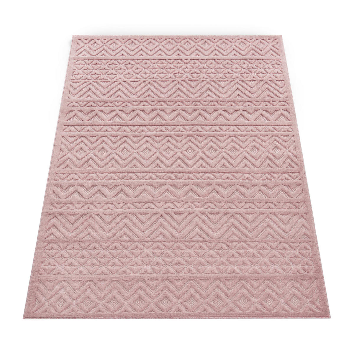 OUTDOORTEPPICH 80/150 cm Livorno 673 - Pink, Textil (80/150cm) - Paco Home