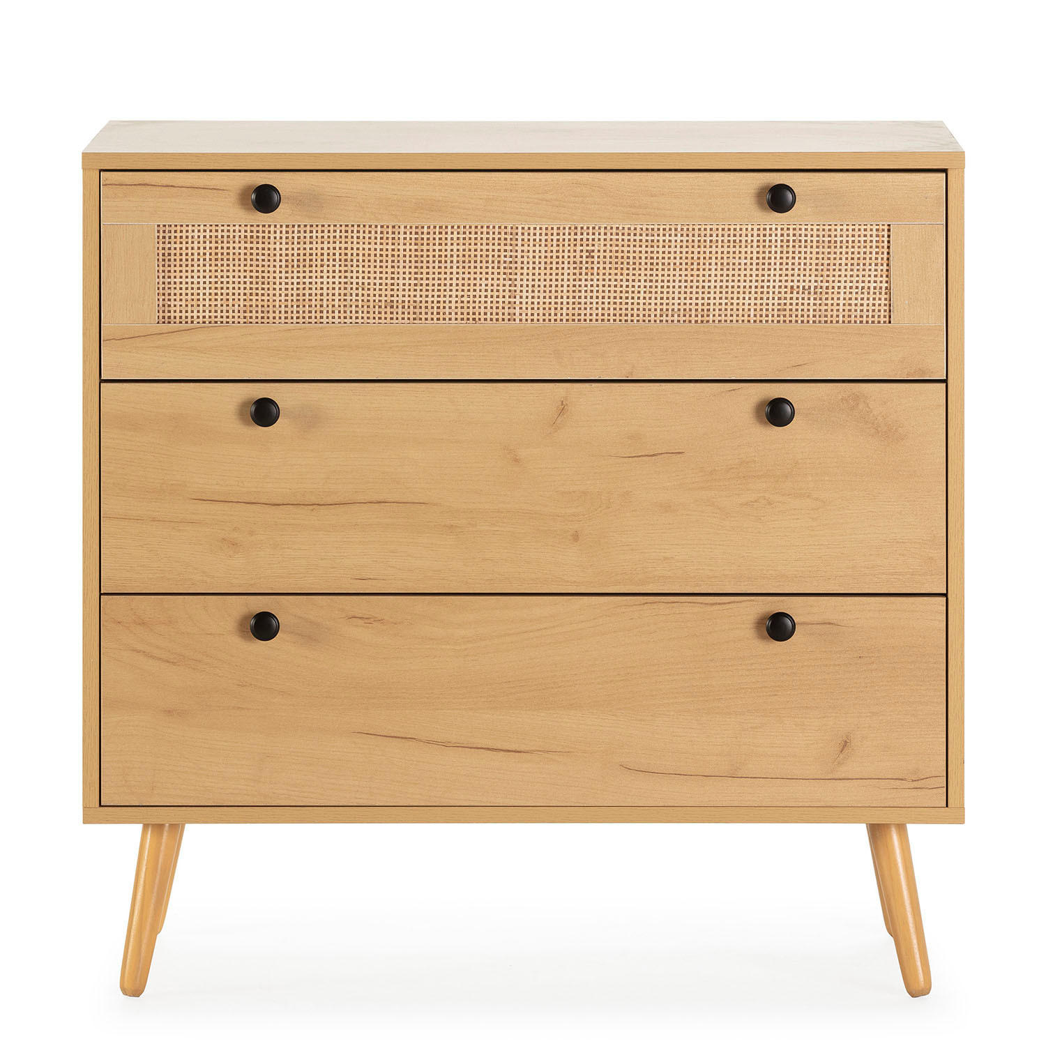 KOMMODE 80/77/39 Bella Eiche - Honigeiche, Holzwerkstoff (80/77/39cm)