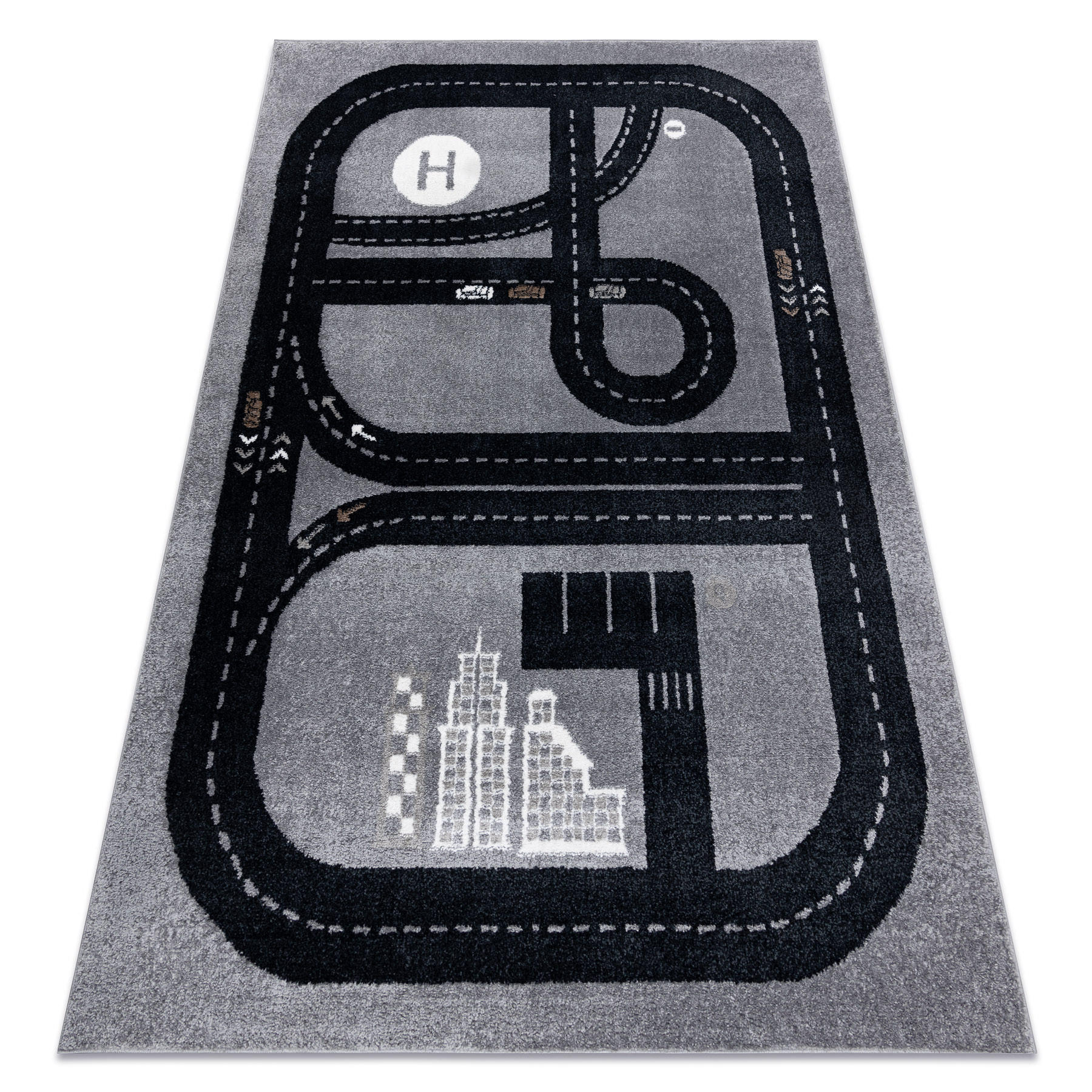 TEPPICH Fun 80/150 cm - Grau, Textil (80/150cm) - rugsX