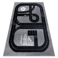 TEPPICH Fun 120/170 cm - Grau, Textil (120/170cm) - rugsX