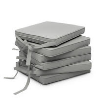 STUHLKISSEN Loft SK 45x40x5cm Hellgrau (6tlg) - Hellgrau, Textil (45/40/30cm) - Beautissu 