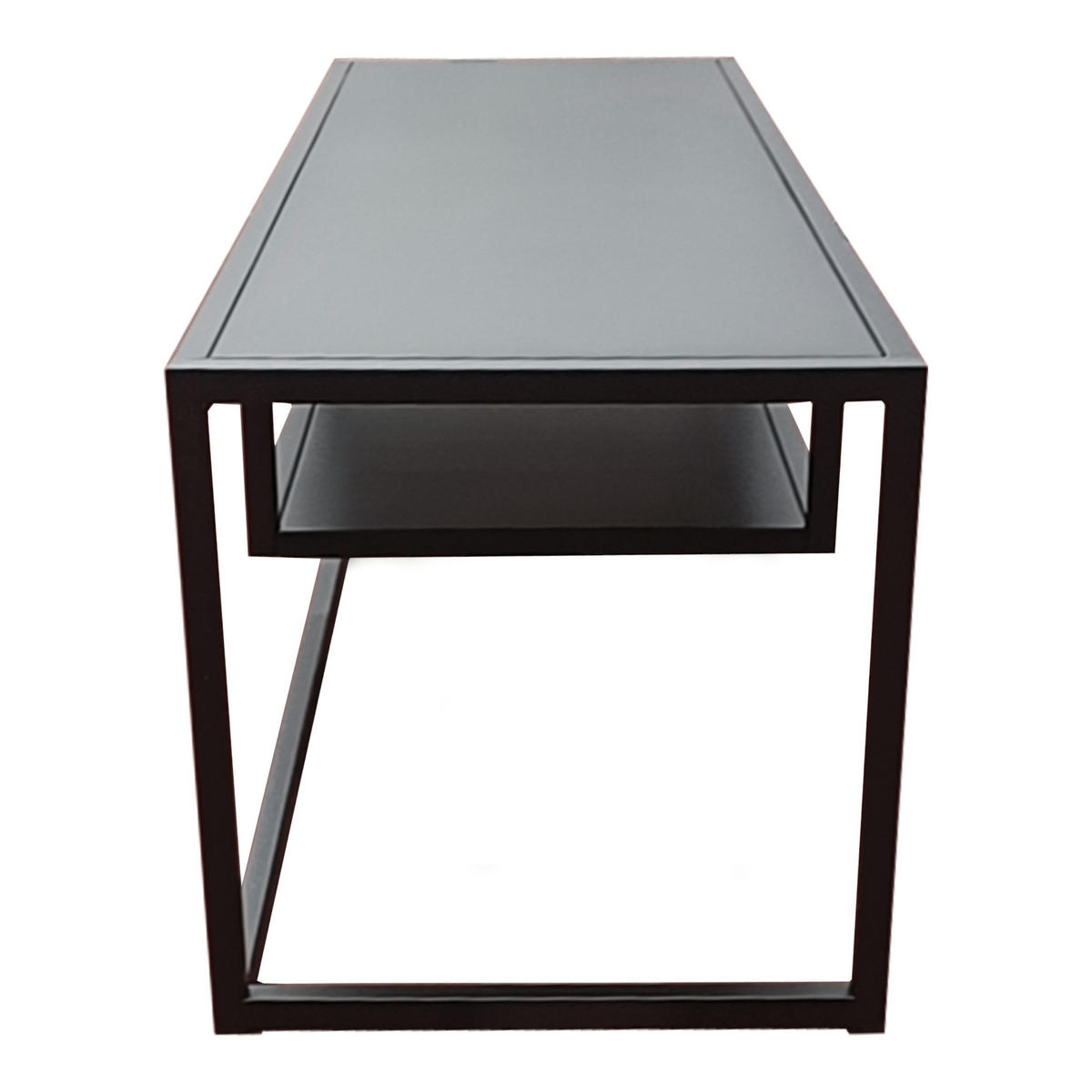 TV-ELEMENT Isokyrö - Schwarz, Metall (120/40/40cm) - [en.casa]