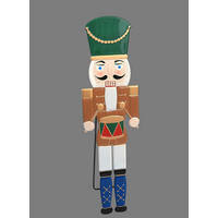 NUSSKNACKER Santa Lila 28/32/99cm - Grün, Metall (5/105/31cm) - Mondex