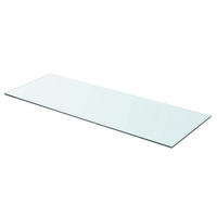 WANDBOARD 80/30/0,8 cm aus Glas Transparent - Transparent, Glas (80/0.8/30cm) - vidaXL