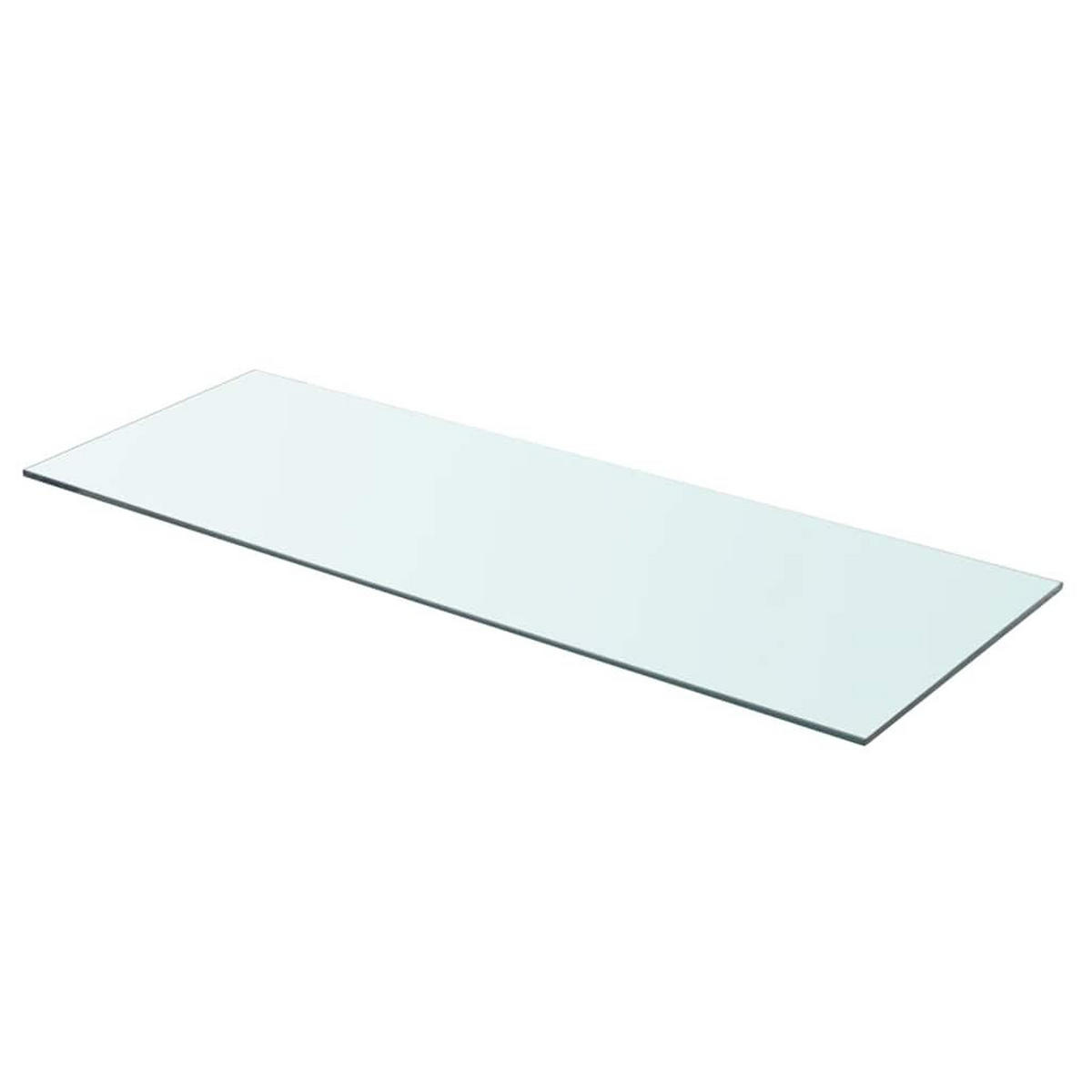 WANDBOARD 80/30/0,8 cm aus Glas Transparent - Transparent, Glas (80/0.8/30cm) - vidaXL