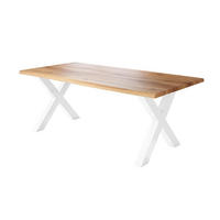 ESSTISCH JULIUS X - Wildeiche/Weiß, Holz (100/200/77cm) - SAM