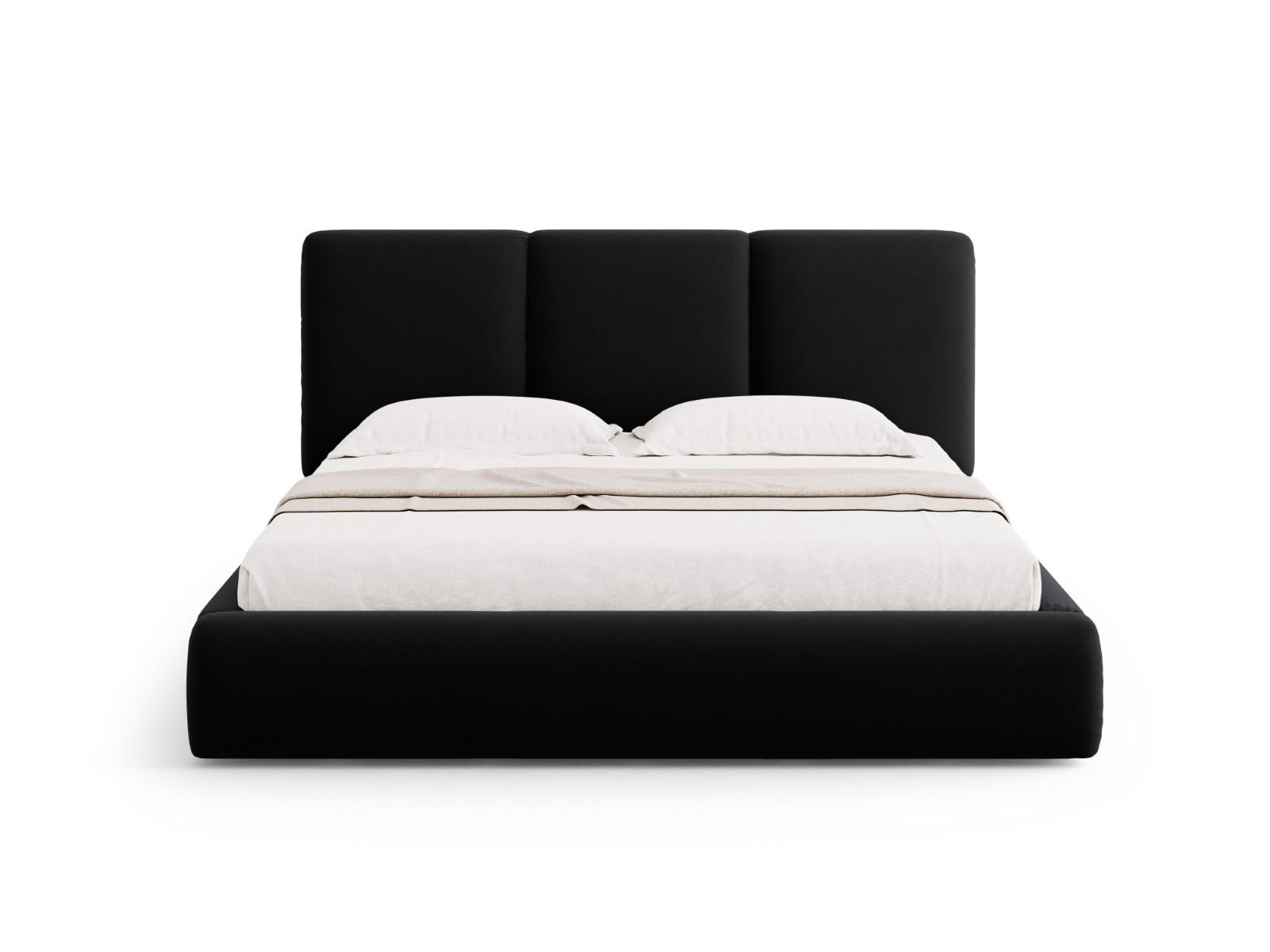 Cosmopolitan Design Bett Schwarz 160x200 cm