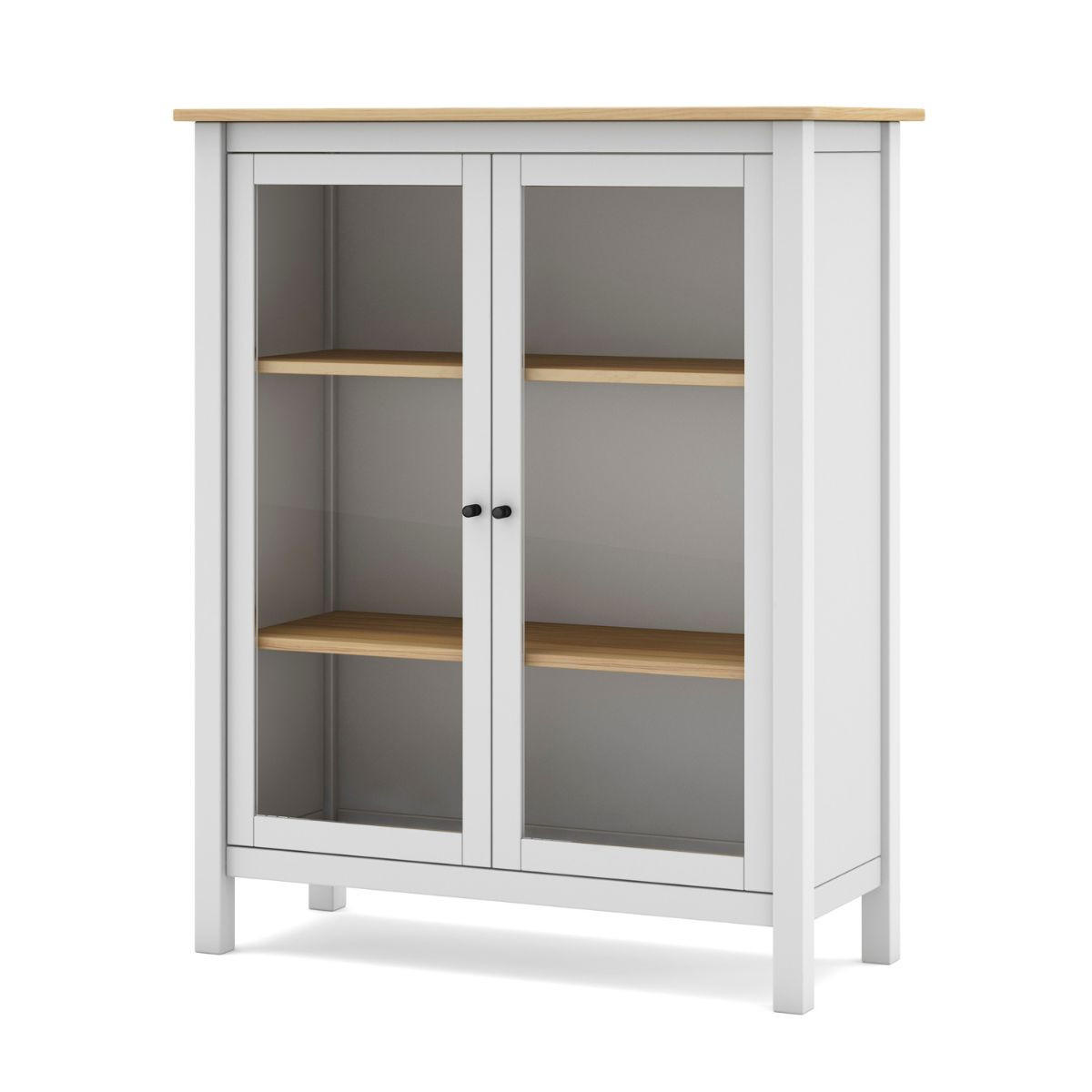 ESSZIMMERSCHRANK Misti Weiß 90/40/110 cm - Weiß, Holz (40/110/90cm) - Calicosy