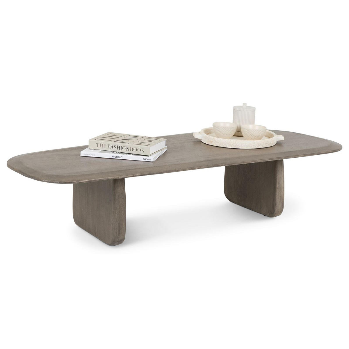 COUCHTISCH HERMO grau - Grau, Holz (53/135/28cm) - IDIMEX