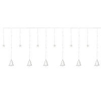 SVĚTELNÝ ŘETĚZ záclona 220 cm se 138 LED diodami teplá bílá - průhledná, plast (420cm) - ECD-Germany