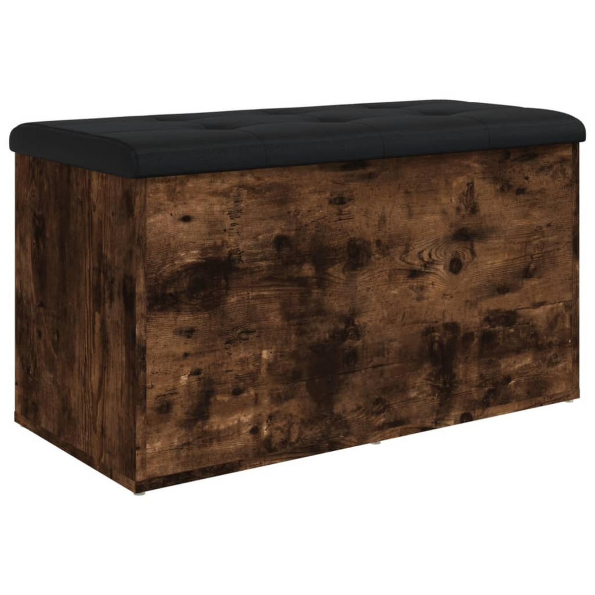SITZBANK Jona mit Stauraum Räuchereiche 82x42x45 cm - Eiche San Remo, Holz (82/45/42cm) - DELUKE