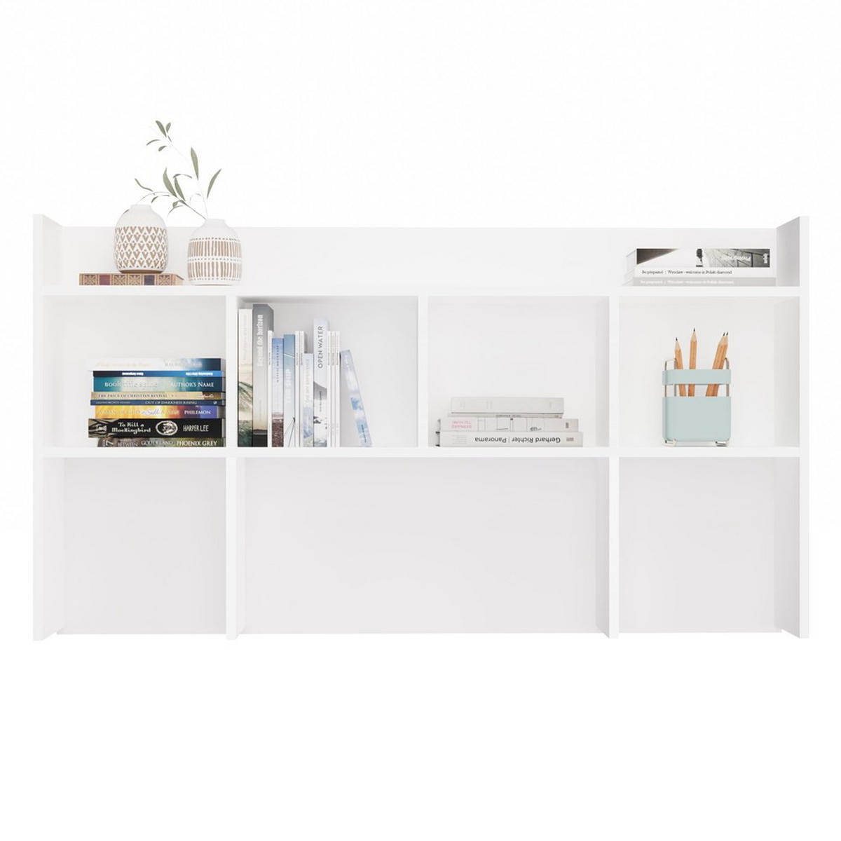 RAFT pentru masă de birou Alb 128/70/18 - alb, compozit lemnos (128/70/18cm) - RAUMHIRSCH FURNITURE