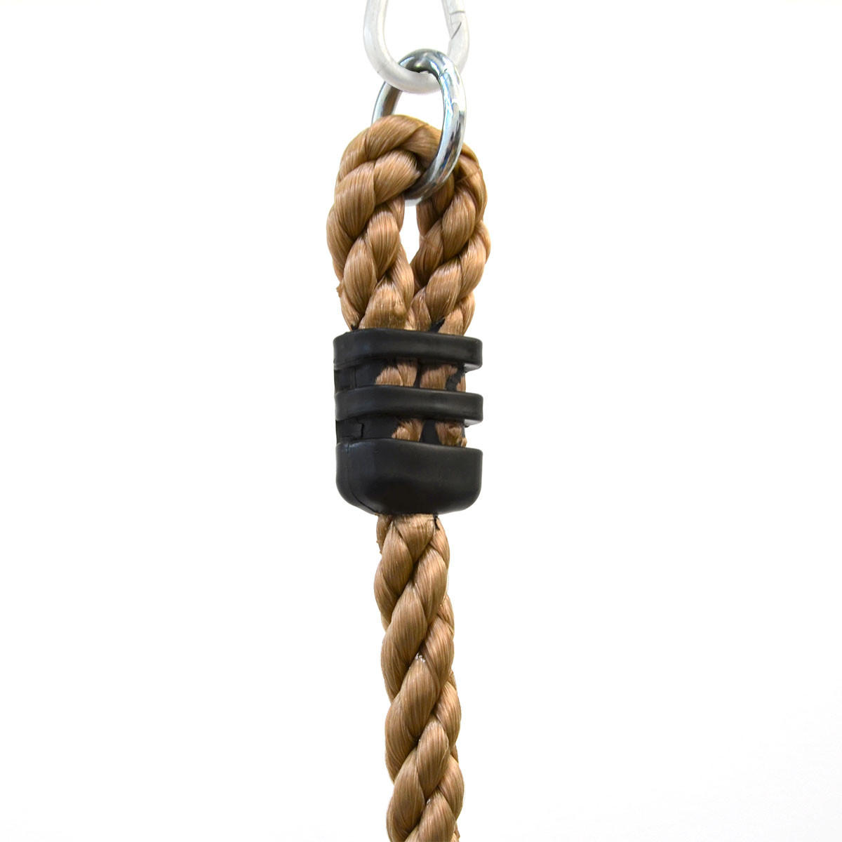 KLETTERSEIL mit Knoten 195/2,5 cm - Braun, Kunststoff (2.5/200cm) - Littletom