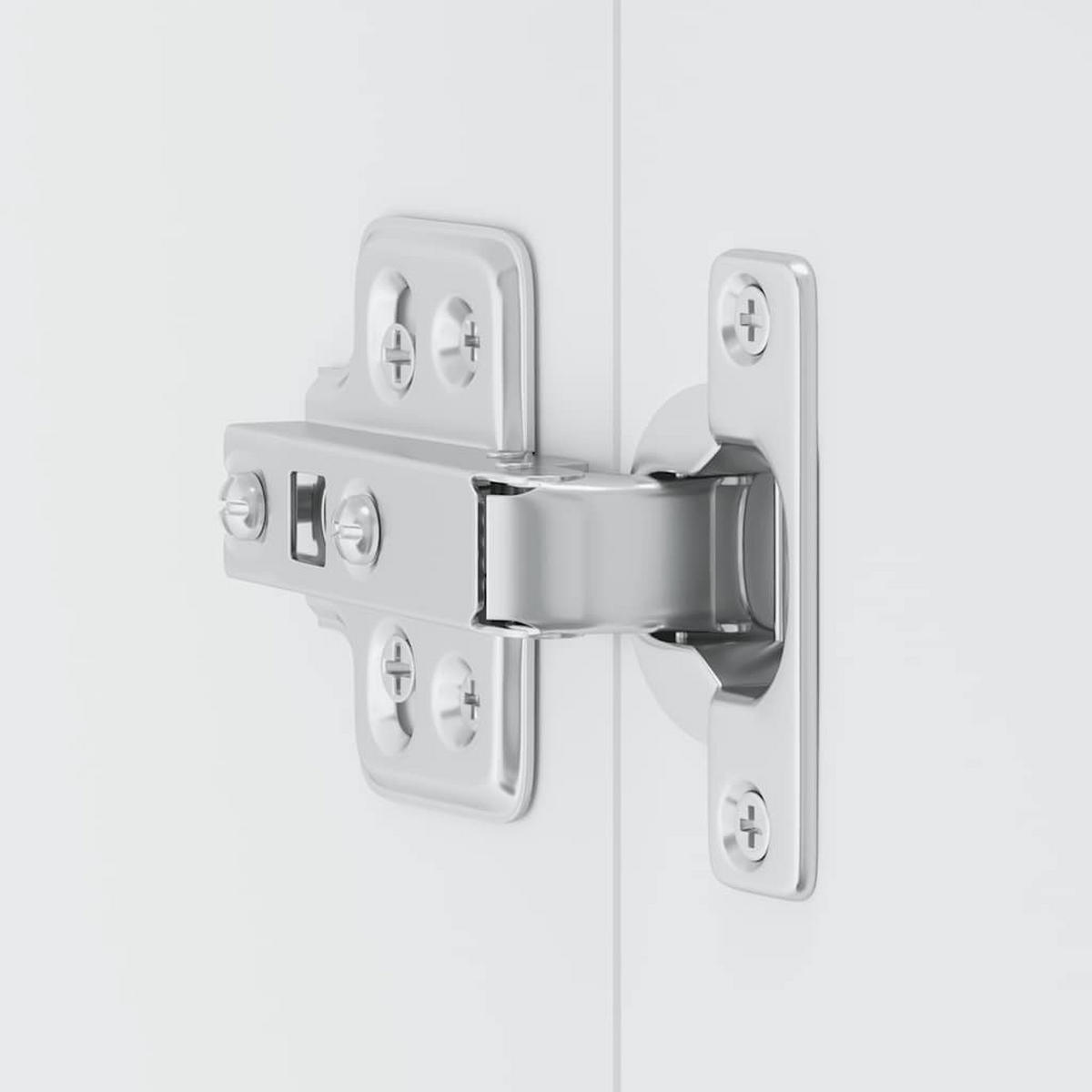 KÜCHENOBERSCHRANK Lucca mit 1 Ablage 60/31/60 cm aus Holzwerkstoff Weiß - Weiß, Holz (60/60/31cm) - vidaXL