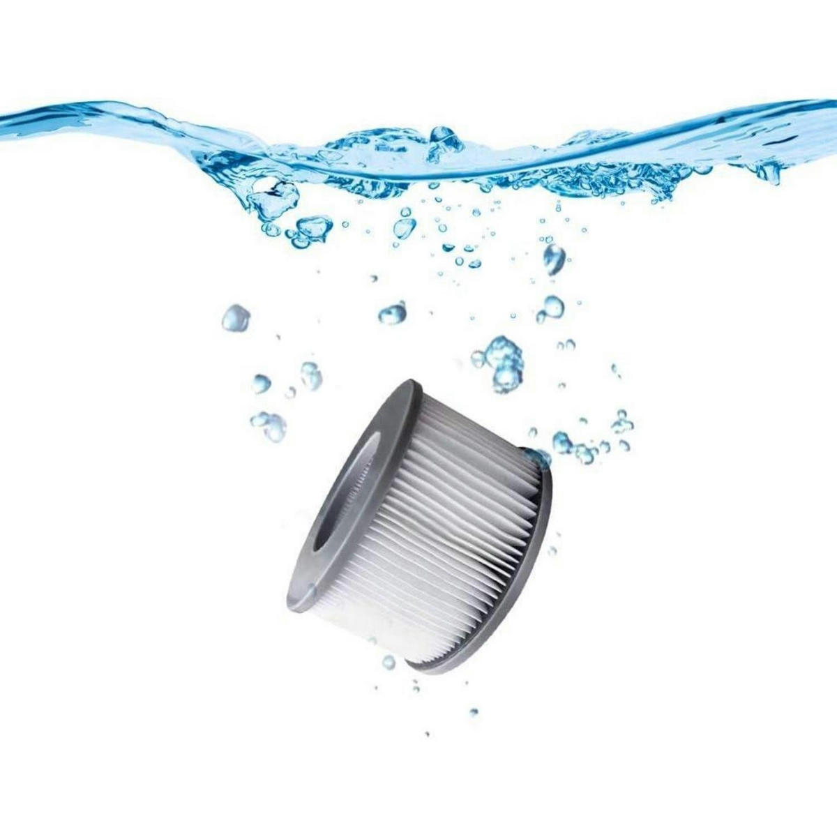 ERSATZFILTER 2 Stück für Whirlpool - Weiß, Kunststoff (6/7/11cm)