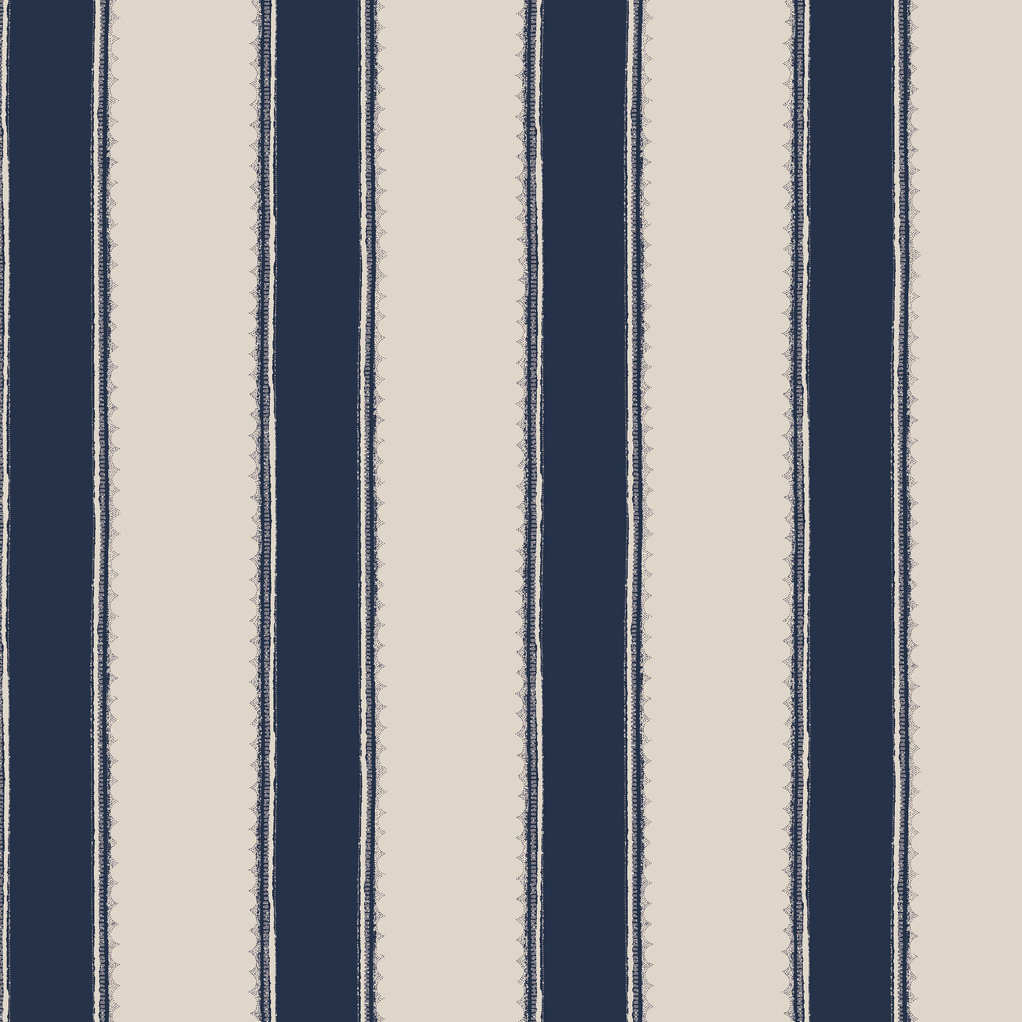 VLIESTAPETE Denwick Streifen - Blau, Papier/Kunststoff (52/1000cm) - Graham & Brown