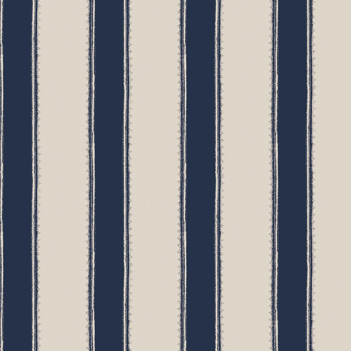 VLIESTAPETE Denwick Streifen - Blau, Papier/Kunststoff (52/1000cm) - Graham & Brown
