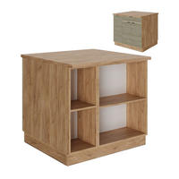 KÜCHENINSEL Fame-Line Eiche Paneel 90 cm mit Schublade, ohne Arbeitsplatte - Honigeiche/Hellbraun, Holzwerkstoff (90/82/60cm) - Vicco