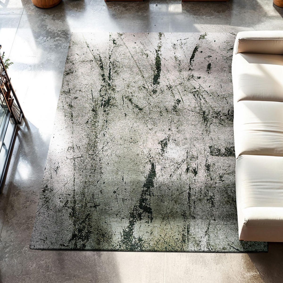 TEPPICH Alpine Mad Men Sol 240/340 cm - Grün, Kunststoff/Textil (240/340cm) - Louis De Poortere