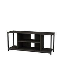 TV-ELEMENT Rinaldo Schwarz-Wenge - Wengefarben, Holzwerkstoff (120/51/35cm) - Decorotika
