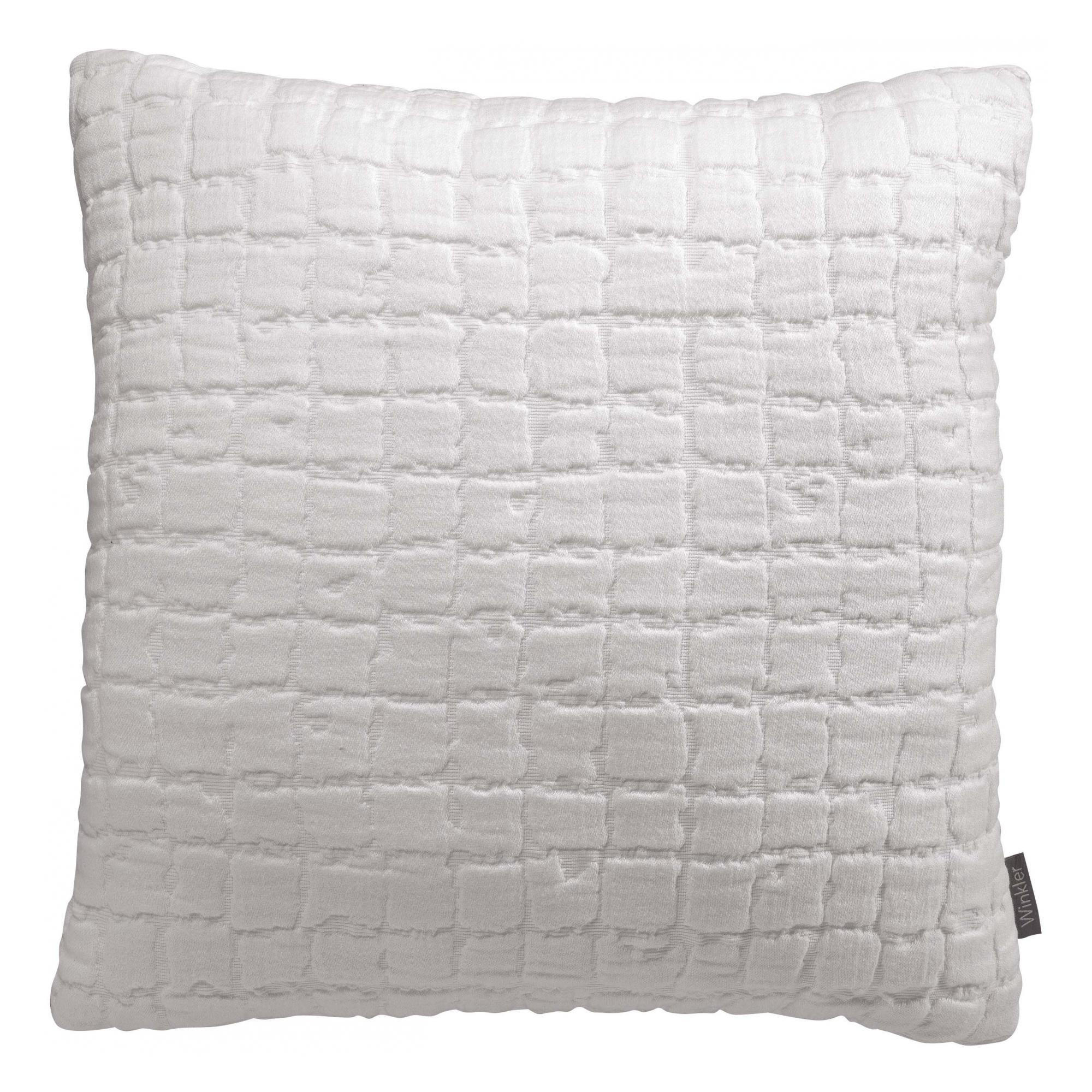 KISSEN Swami weiß 45 x 45 cm - Weiß, Textil (45/45cm) - Vivaraise