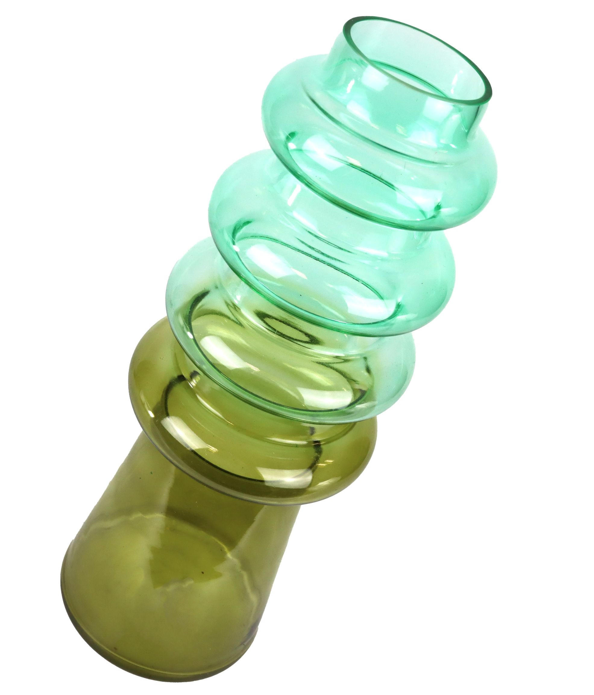 GLASVASE Green Harmony grün - Grün, Glas (35cm) - FURNARO