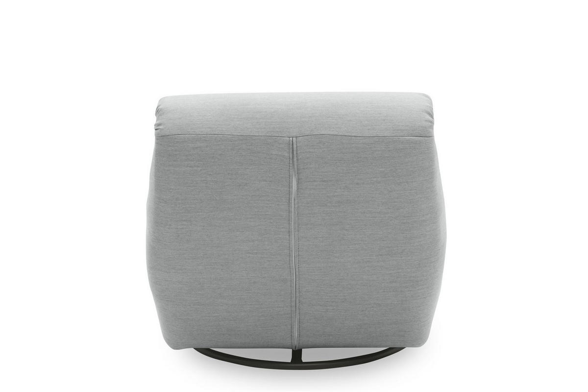 GARTENLOUNGE-RELAXSESSEL 2 Branwen 68x67x88 mit Outdoorbezug in silber - Silberfarben, Kunststoff (68/67/88cm) - 58aufmkessel