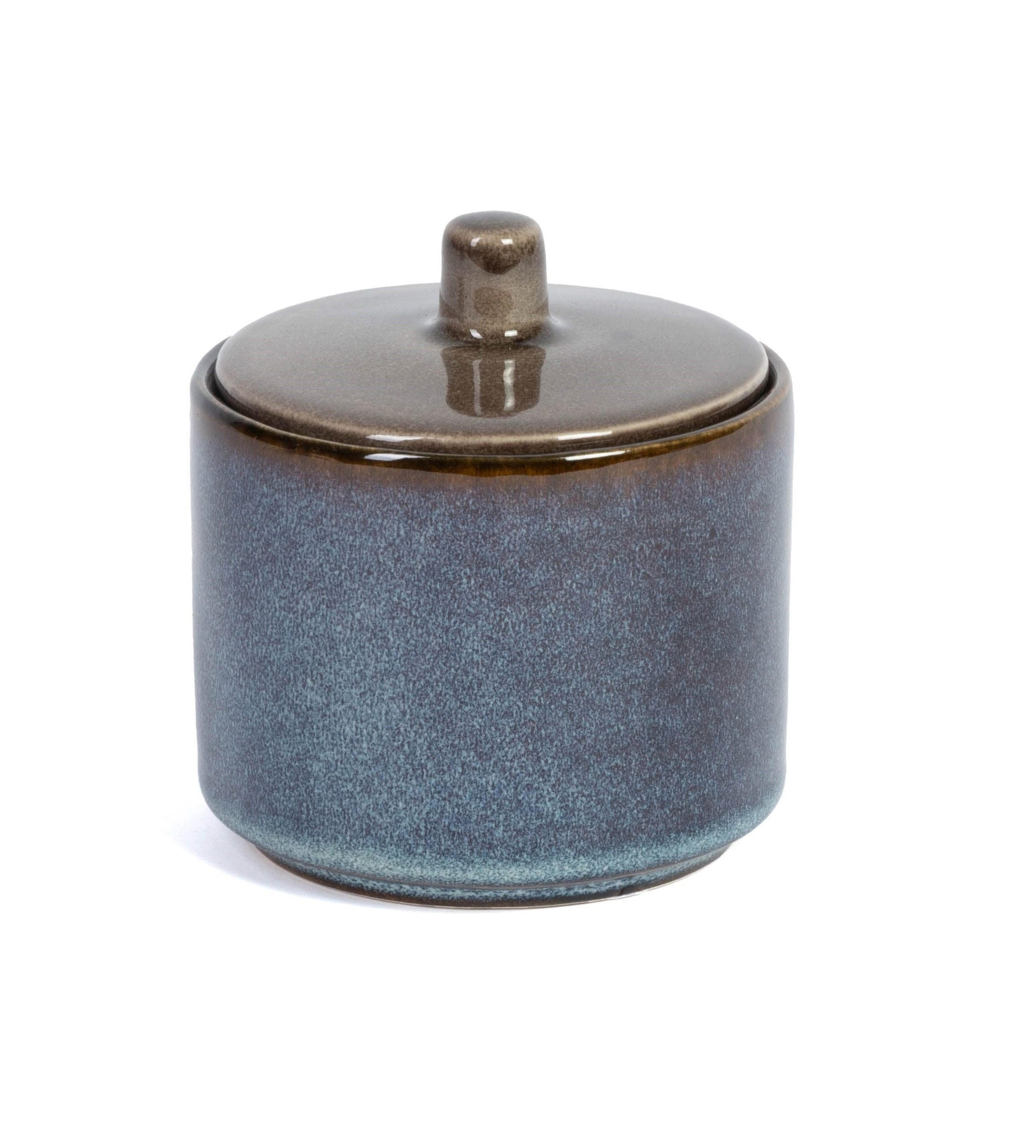 ZUCKERDOSE Zuckertopf Quintana Green - 220 ml - Grün, Keramik (8/9cm) - Cosy & Trendy