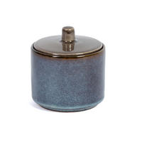ZUCKERDOSE Zuckertopf Quintana Green - 220 ml - Grün, Keramik (8/9cm) - Cosy & Trendy