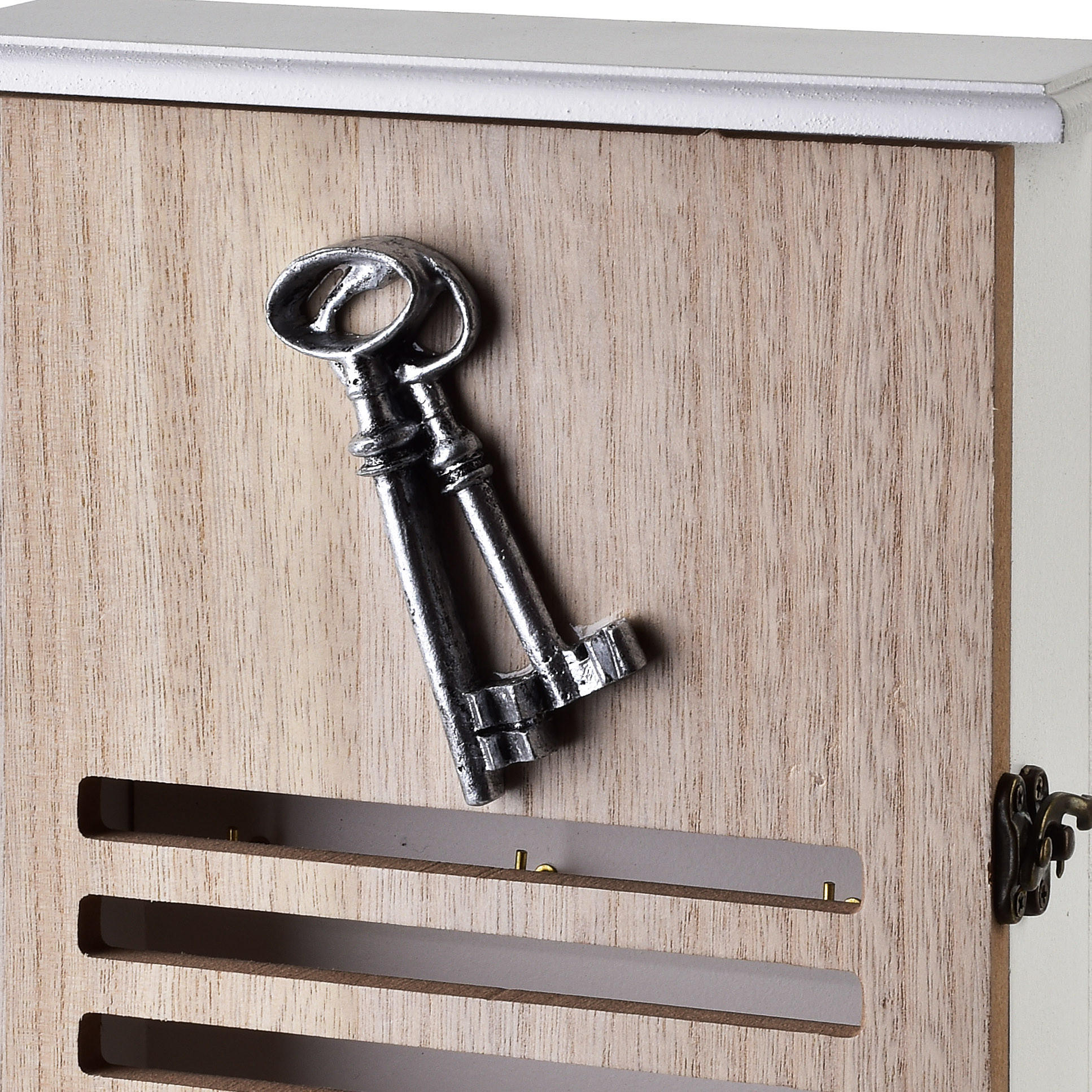 SCHLÜSSELKASTEN Stacy Braun 27/21/7 cm Holz - Braun, Holz (21/7/27cm) - Mondex