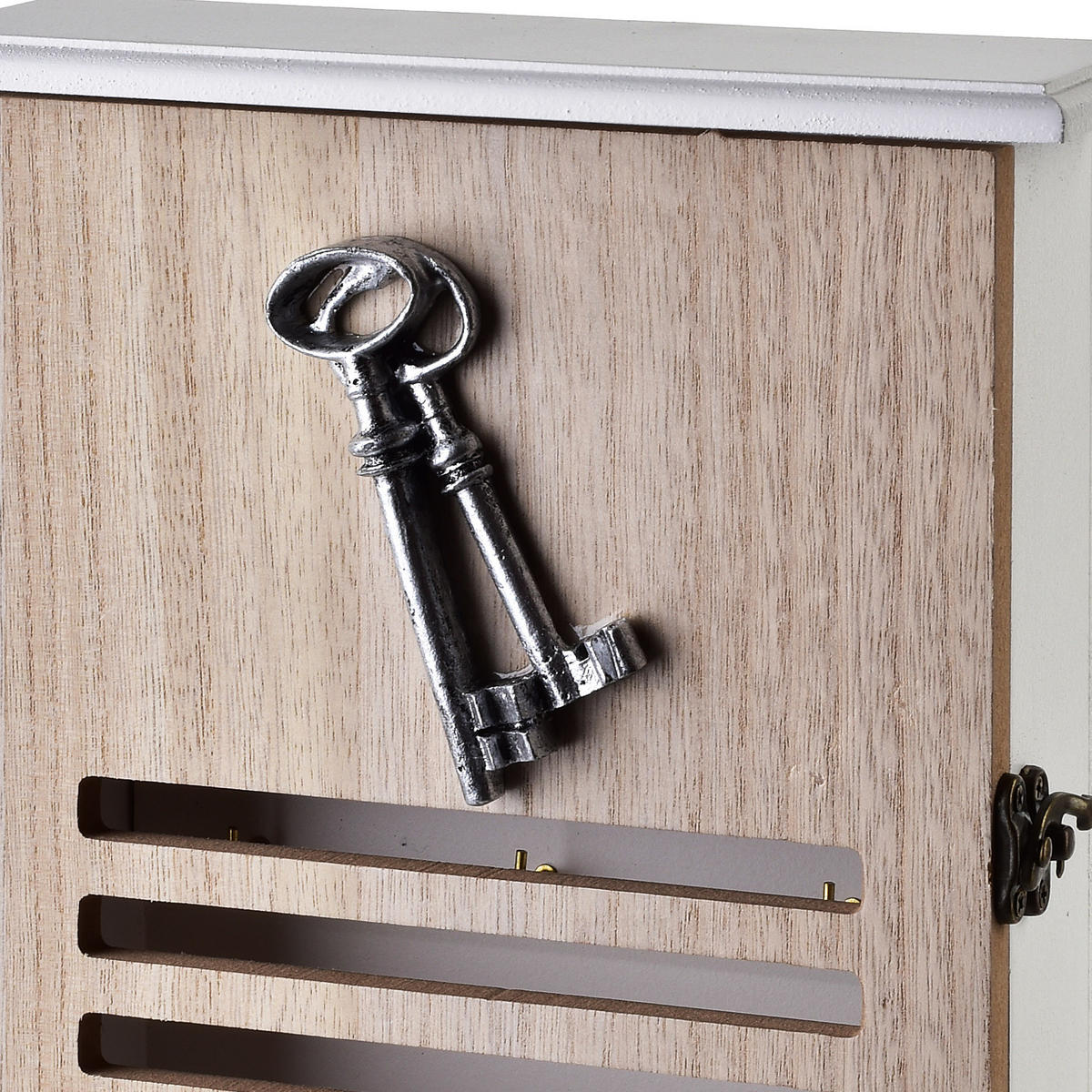 SCHLÜSSELKASTEN Stacy Braun 27/21/7 cm Holz - Braun, Holz (21/7/27cm) - Mondex